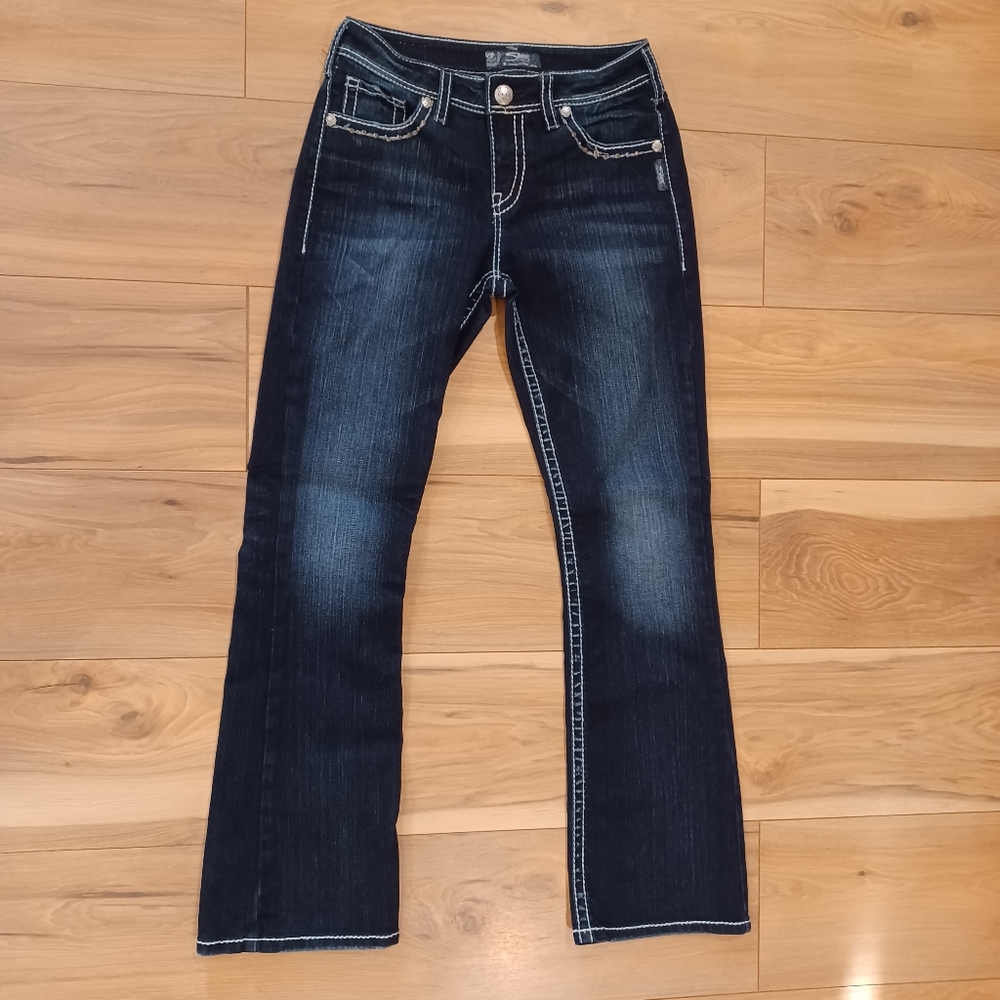 Silver Bootcut Jeans